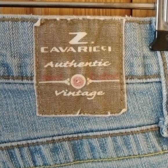 *VINTAGE* Z Cavaricci Embroidered Capri/Ankle Jeans - Picture 7 of 9